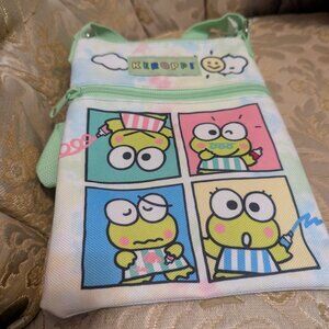 Bioworld Sanrio Keroppi Passport Shoulder Bag